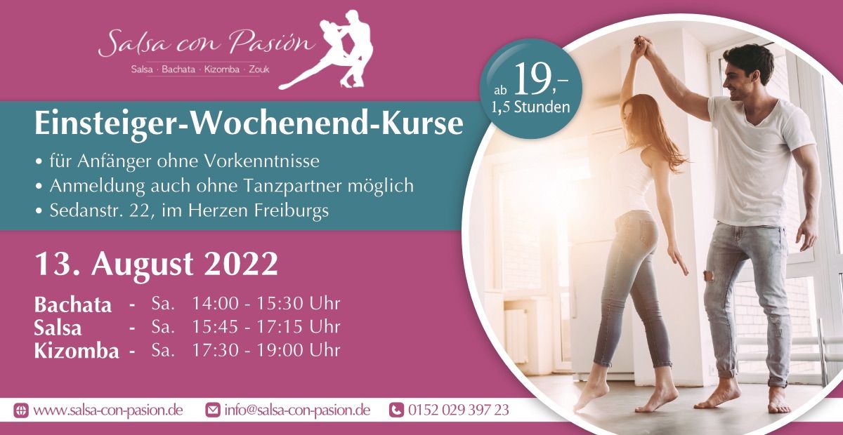 Read more about the article Einsteiger-Wochenend-Kurs in Freiburg | Salsa con Pasión